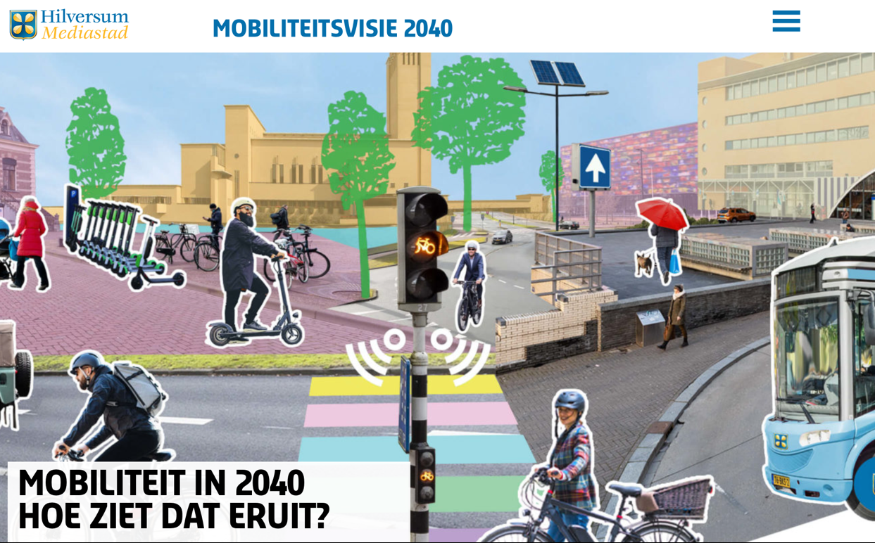 Deelrijden prominent in Mobiliteitsvisie Hilversum 2040