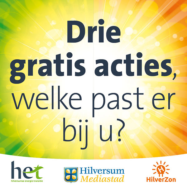 Hilversum bespaart: Energy Challenge, workshop en 70 euro cadeau